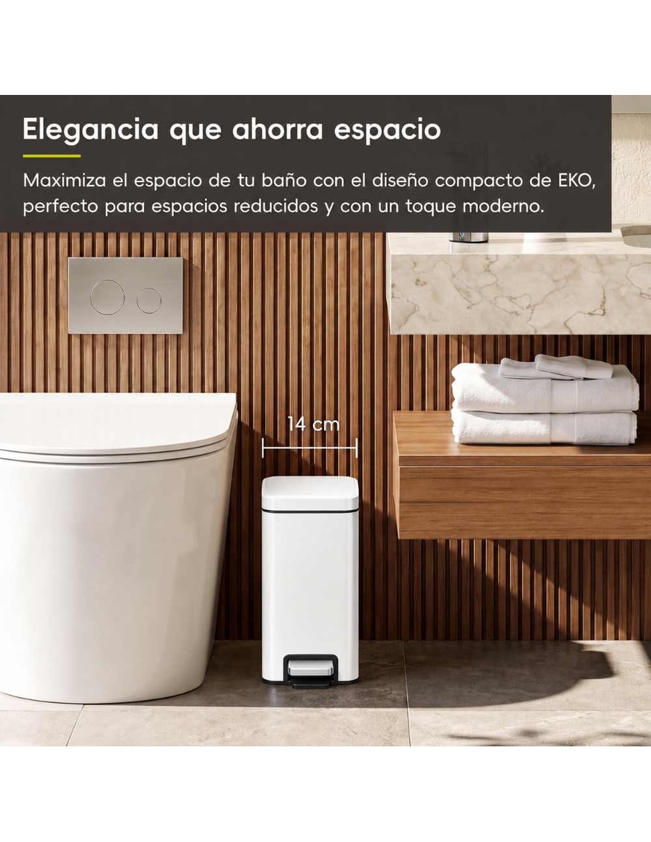 Bote de basura genie de acero inoxidable 7