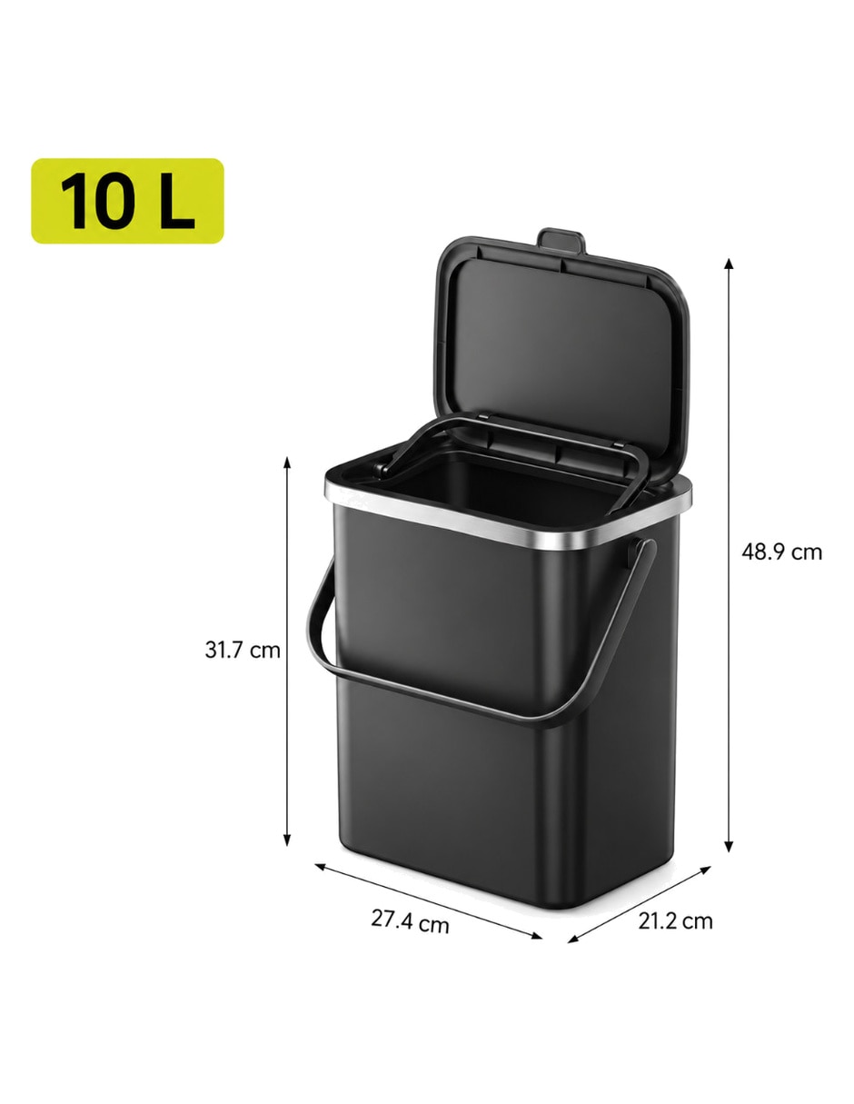 Bote de basura caddy de plástico 7