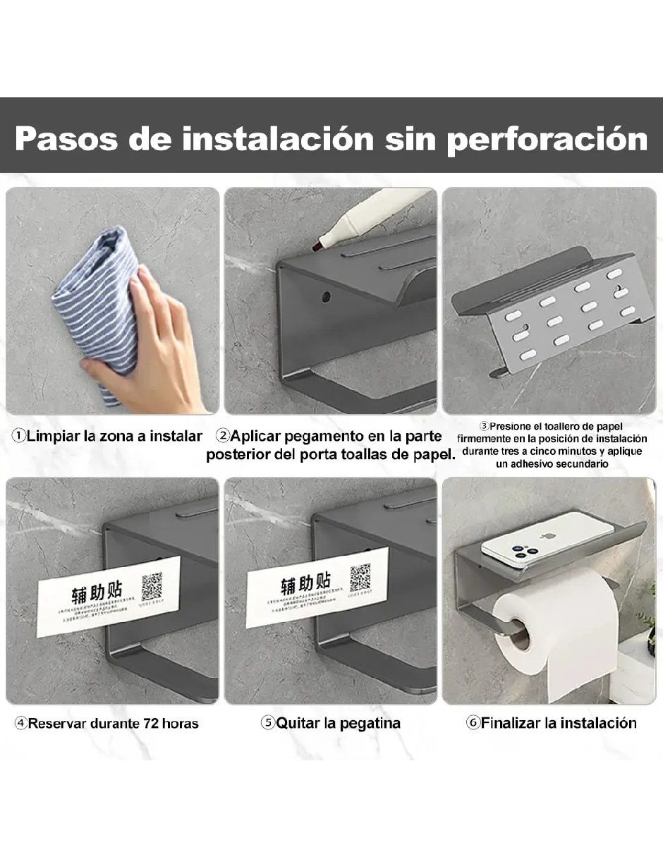 Portarollo de plástico 4