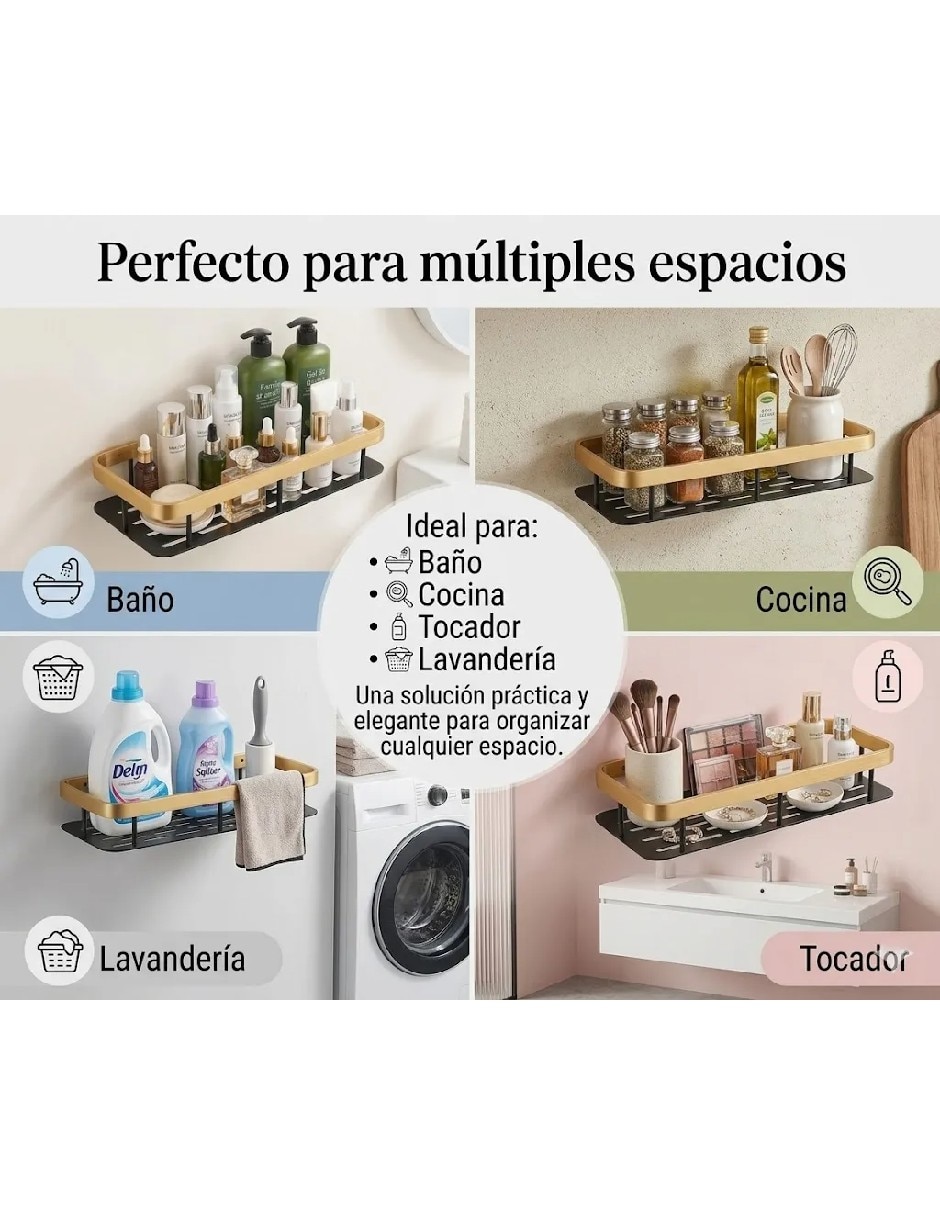 Organizador de regadera armable 3