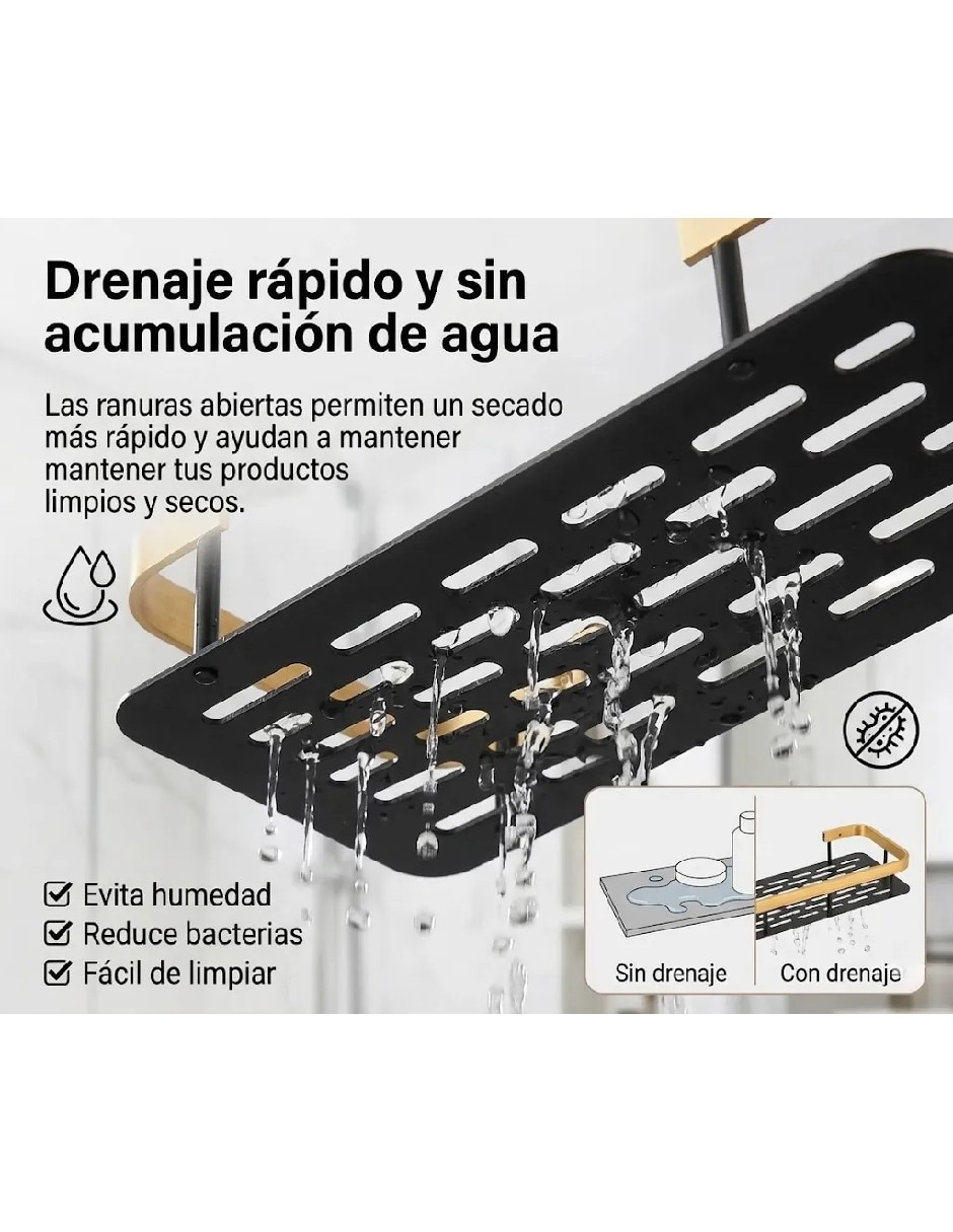 Organizador de regadera armable 2
