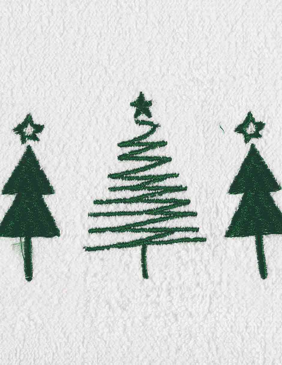 Set toallas Pullman Pine Navidad de algodón 3