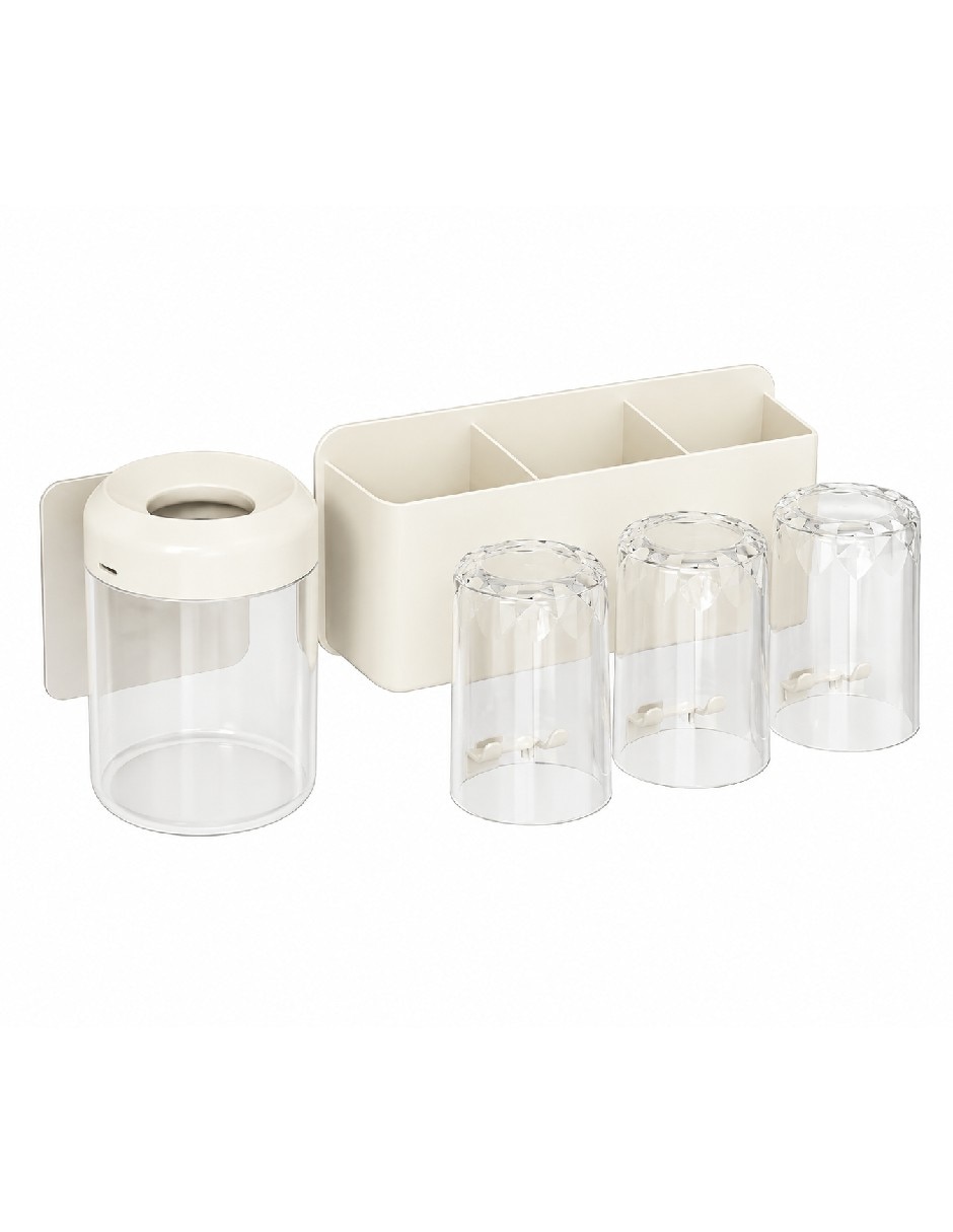 Set organizador de baño armable Set organizador de baño armable
