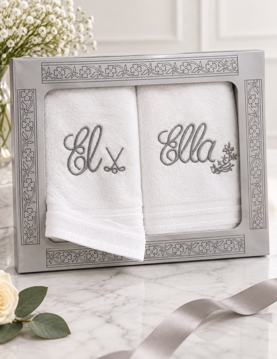 Set toallas de algodón 3