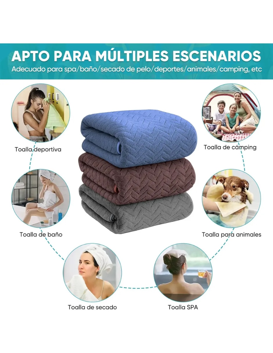 Set toallas No aplica de Mezcla de materiales 3