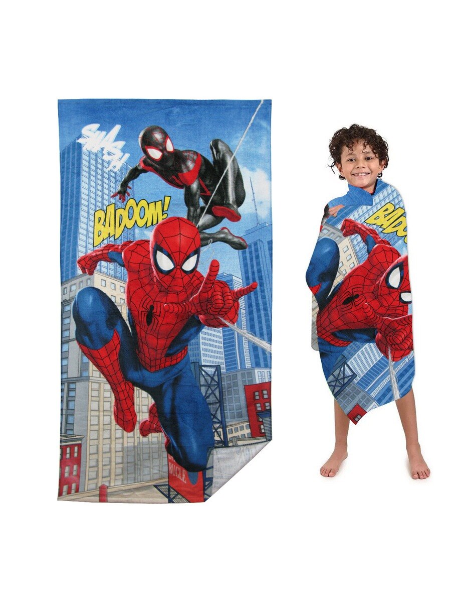 Toalla de baño infantil marvel spiderman 4
