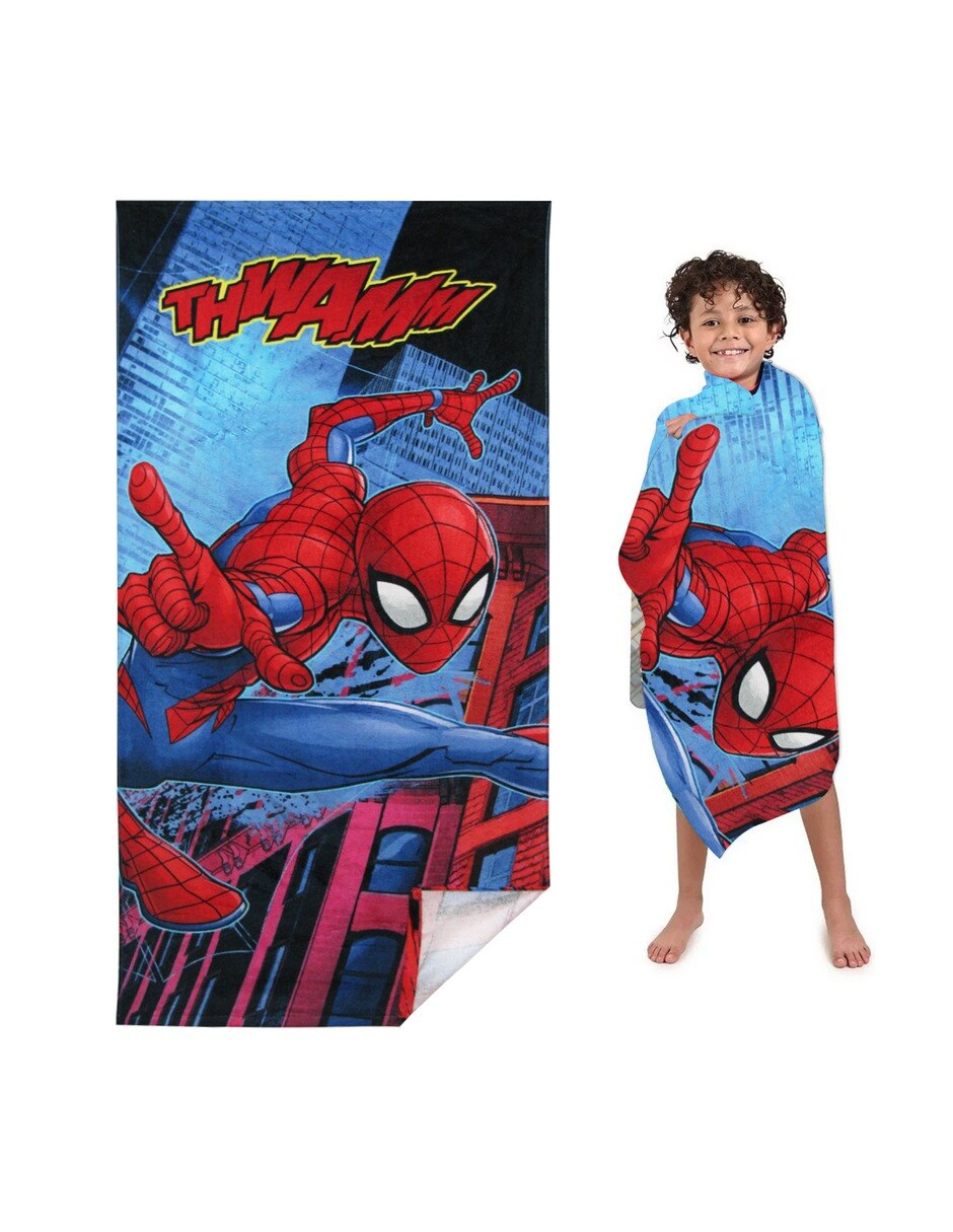 Toalla de baño infantil marvel spiderman 4