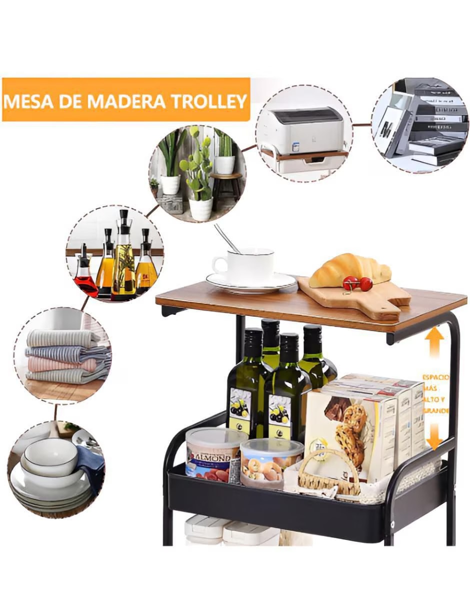 Carrito organizador armable