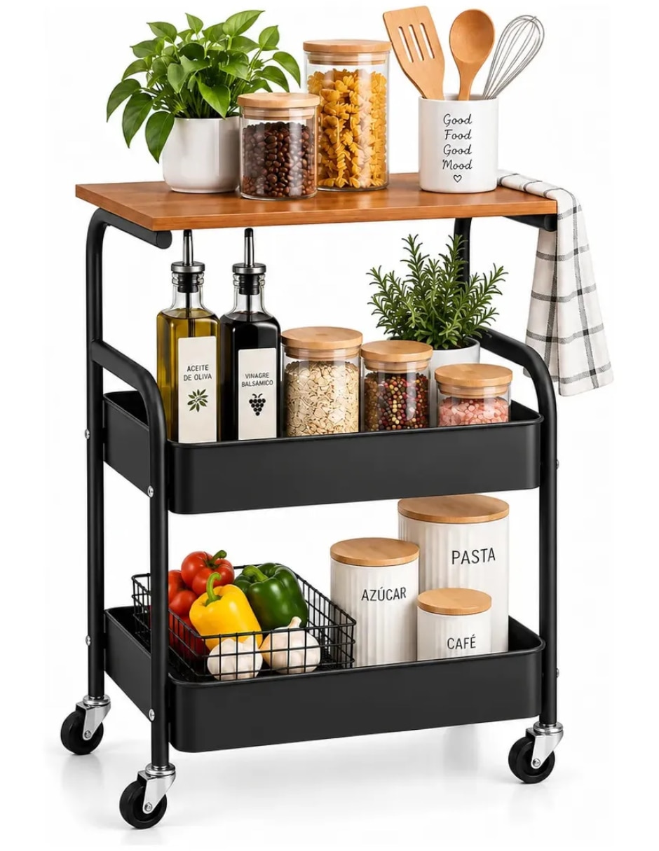 Carrito organizador armable