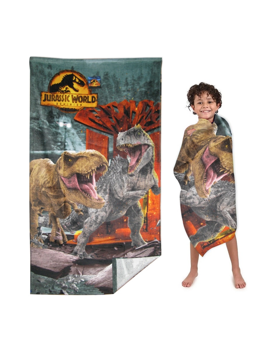 Toalla de baño infantil jurassic park