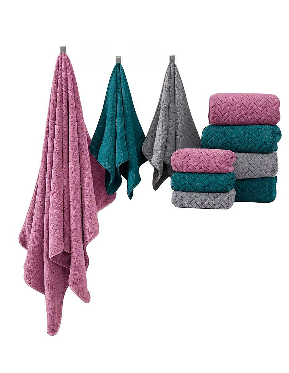 Set toallas No aplica de Microfibra 4