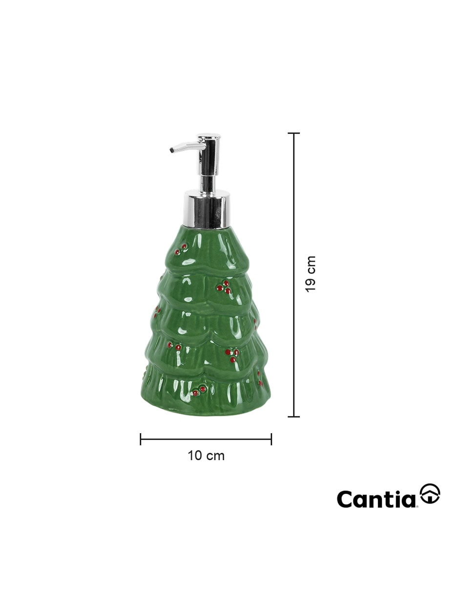 Dosificador jabón de Navidad de cerámica 4