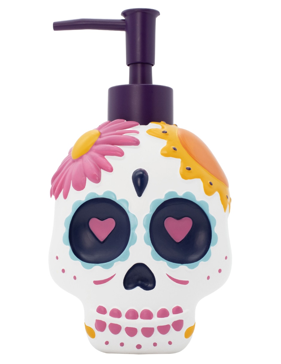 Dosificador jabón de Calavera de Resina