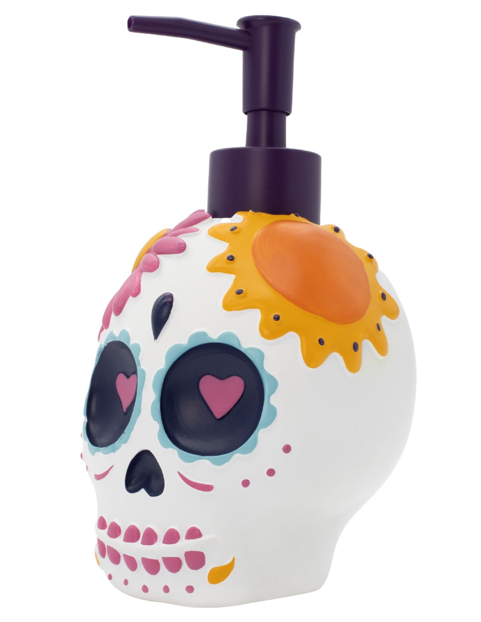 Dosificador jabón de Calavera de Resina