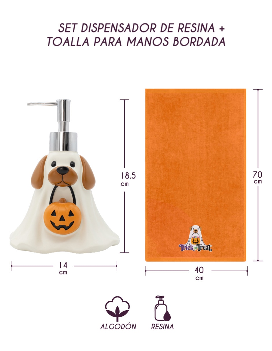 Dosificador jabón de Halloween de Resina 5