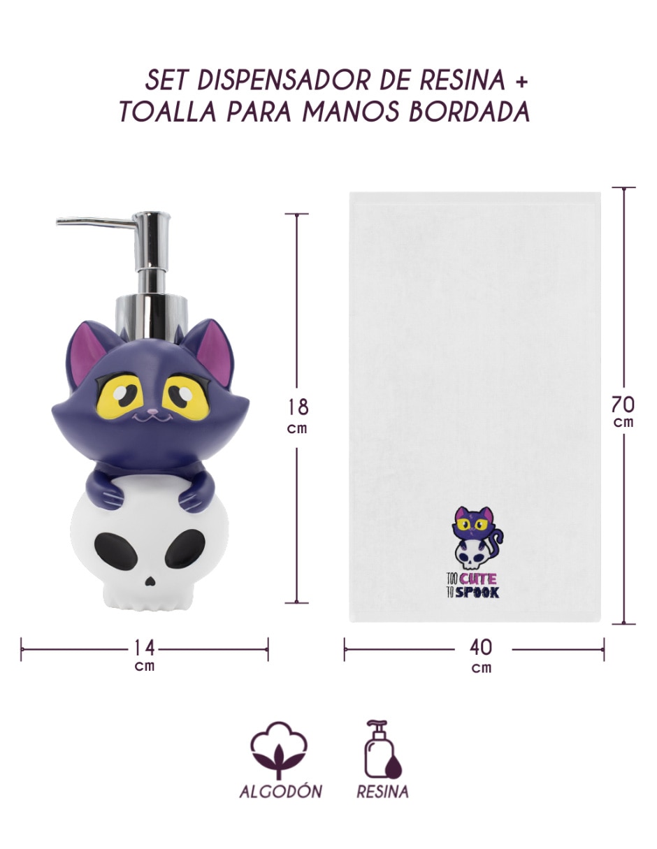 Dosificador jabón de Halloween de Resina 5
