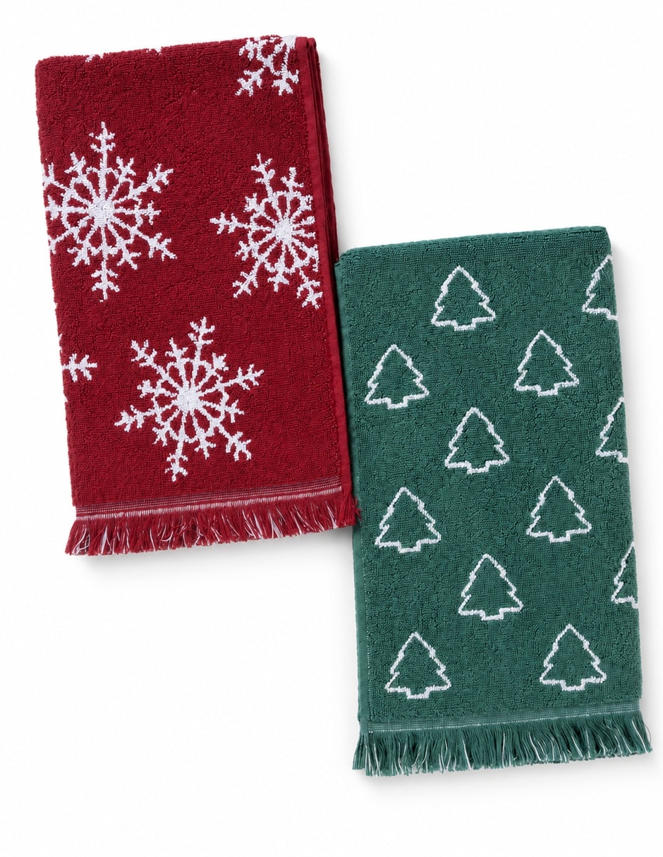 Set toallas Navidad de Microfibra