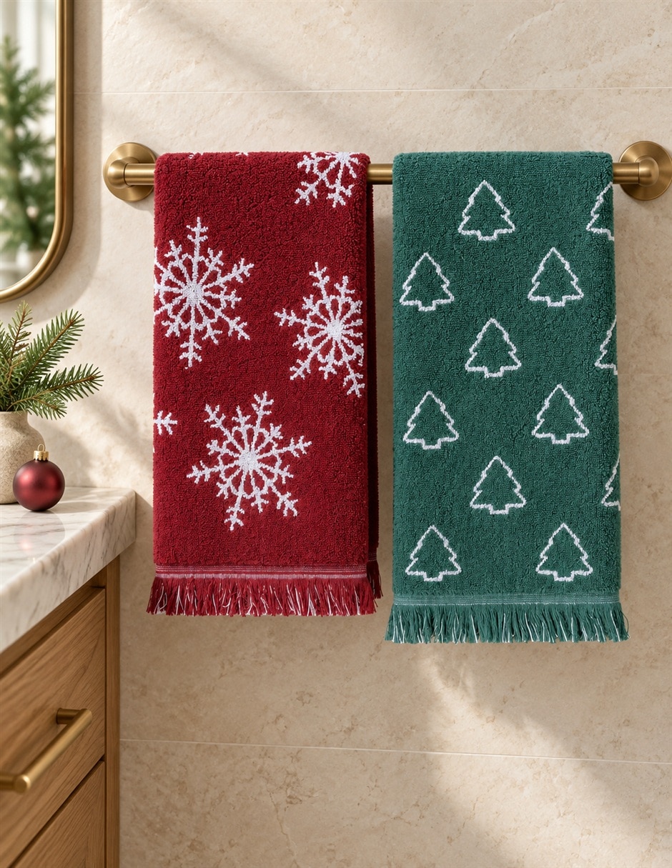 Set toallas Navidad de Microfibra 2
