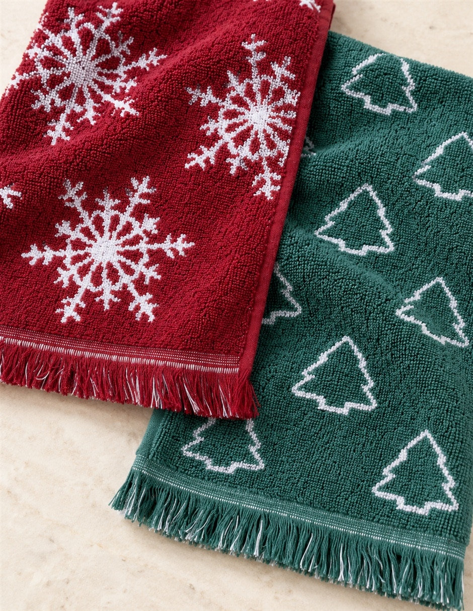 Set toallas Navidad de Microfibra 3