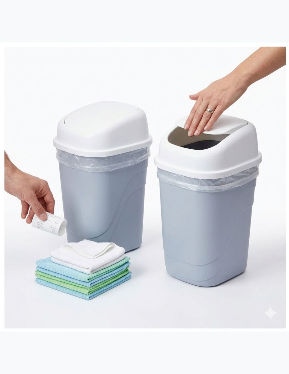 Set botes basura Balancin Chico de Plástico Set botes basura Balancin Chico de Plástico