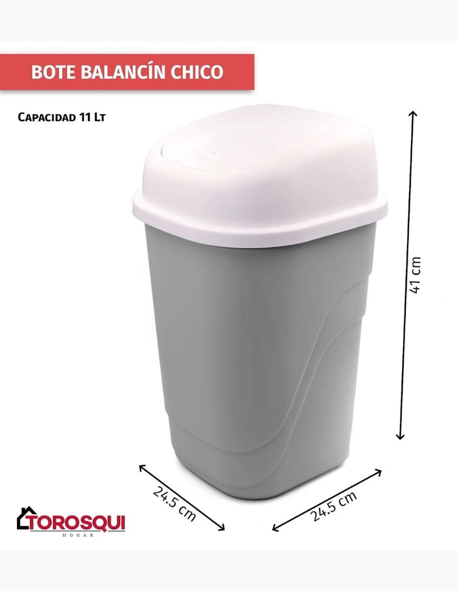 Set botes basura Balancin Chico de Plástico 3