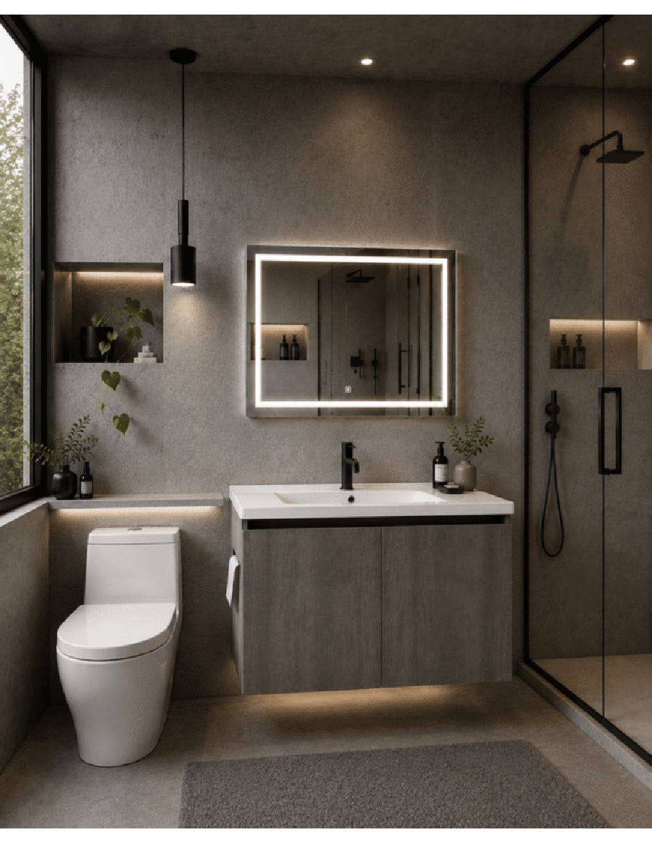 Paquete de baño armable de mdf 2