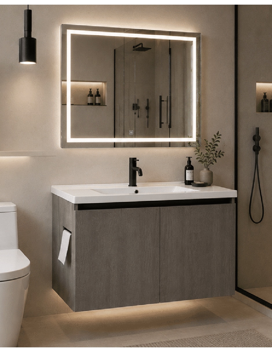 Paquete de baño armable de mdf 3