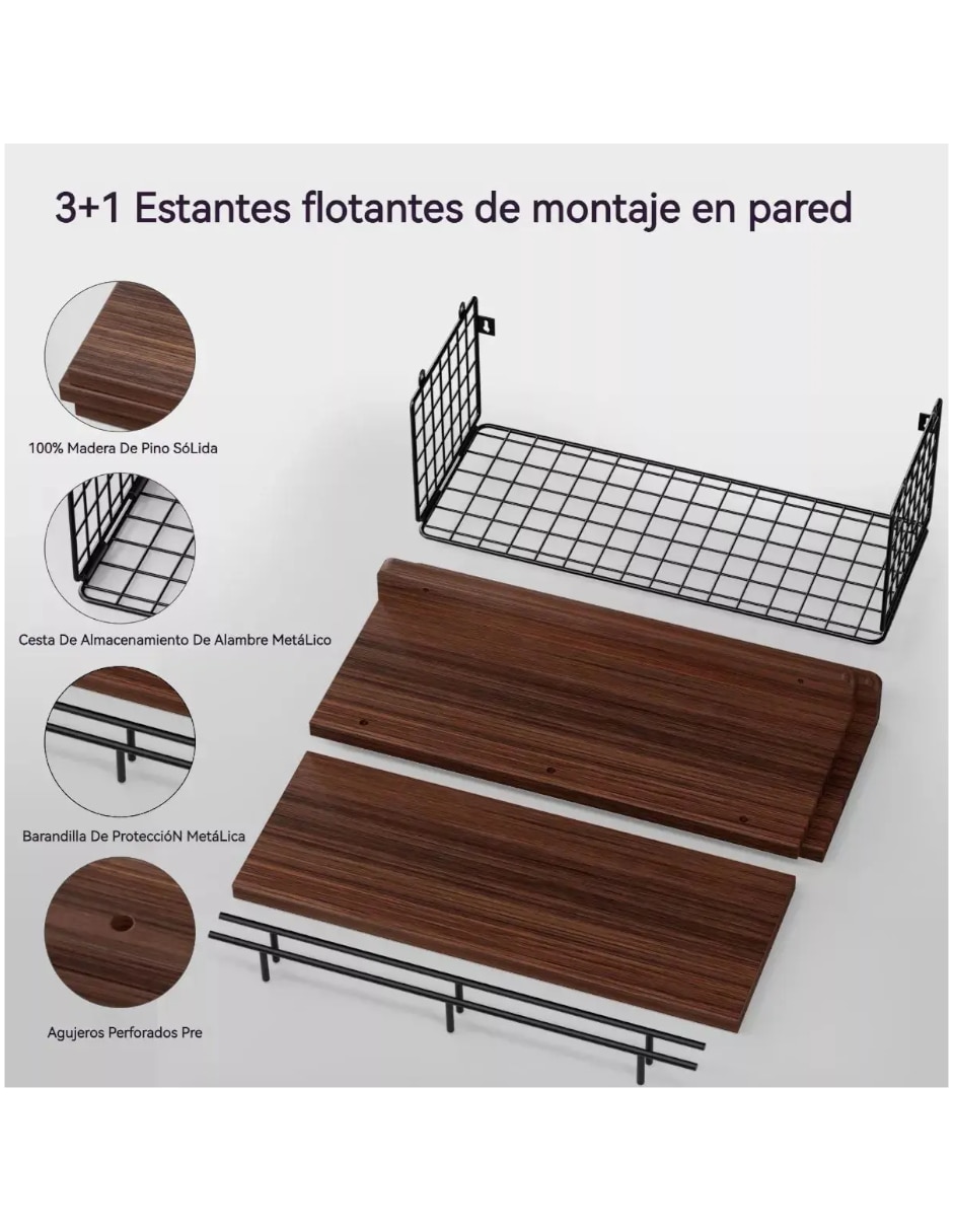 Set de repisas armable 2