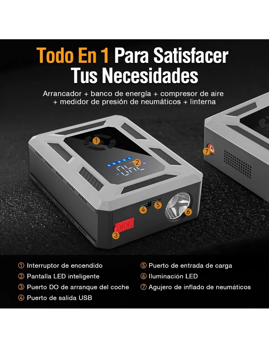 Arrancador compacto para auto arrancador inteligente 5