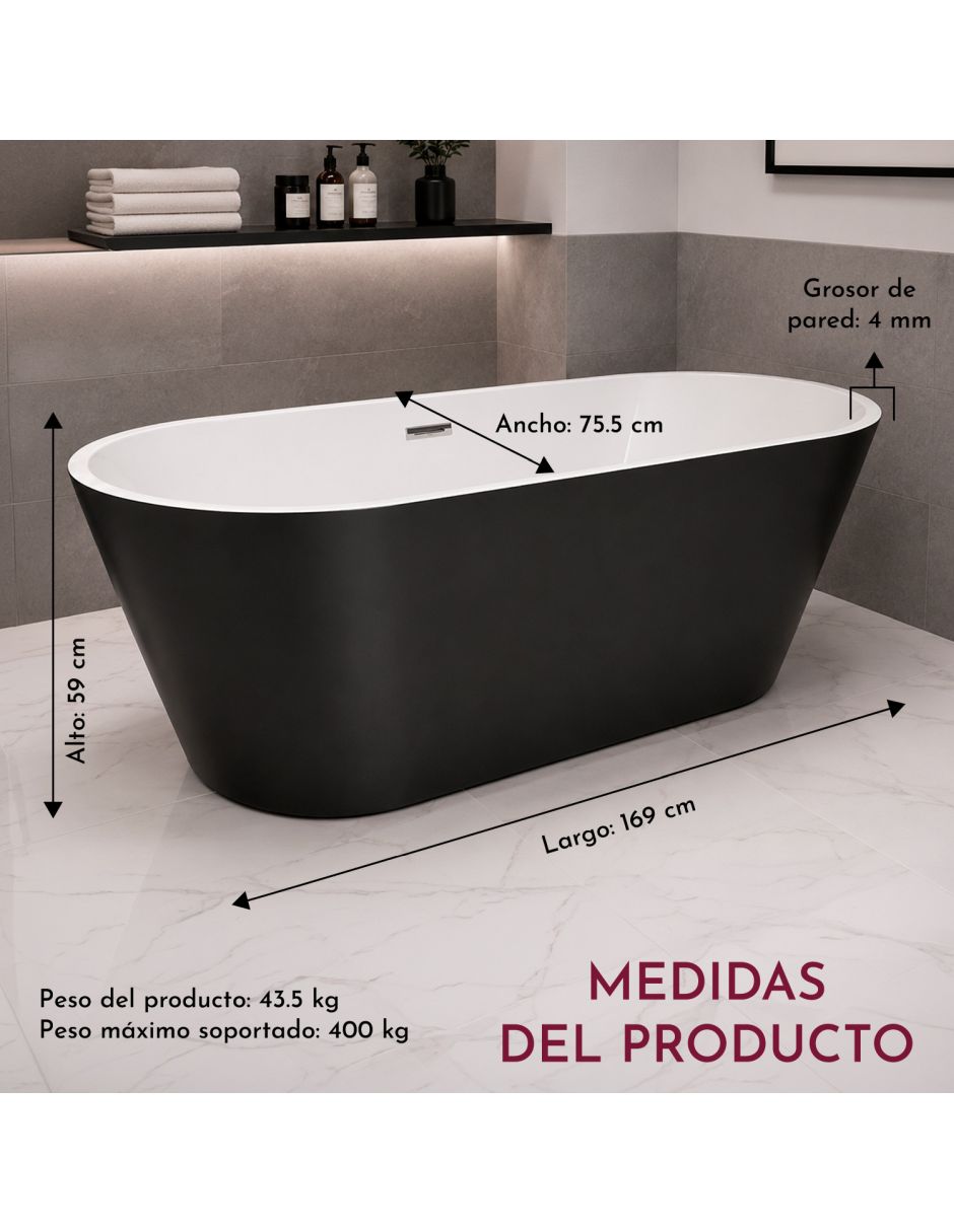 Tina Rack & Pack de fibra de vidrio